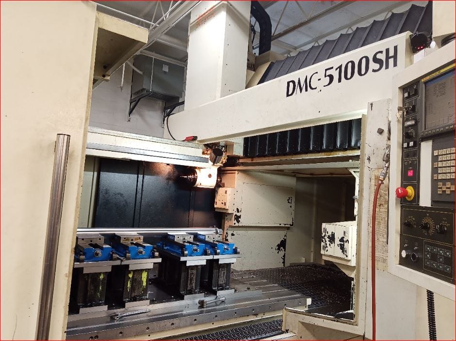 Johnford DMC-5100H+5F. X-5100 Bridge Type Machining Center, 2010 - Under Power, Available for Inspection - Image 2