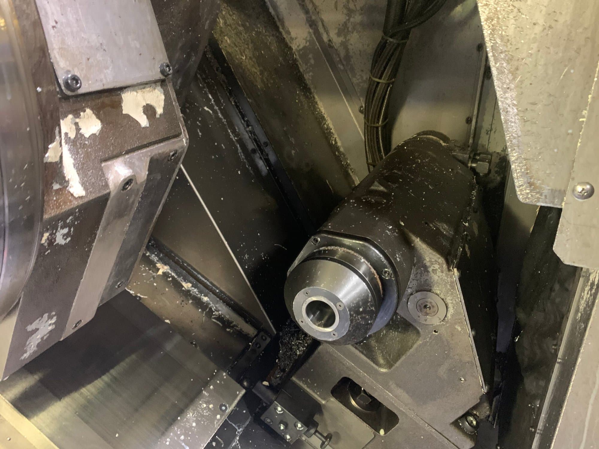 Okuma Space Turn LB 300M, CNC Lathe, 2006 - Inspection Report, Parts Catcher, Live Tooling, Bar Feeder - Image 4