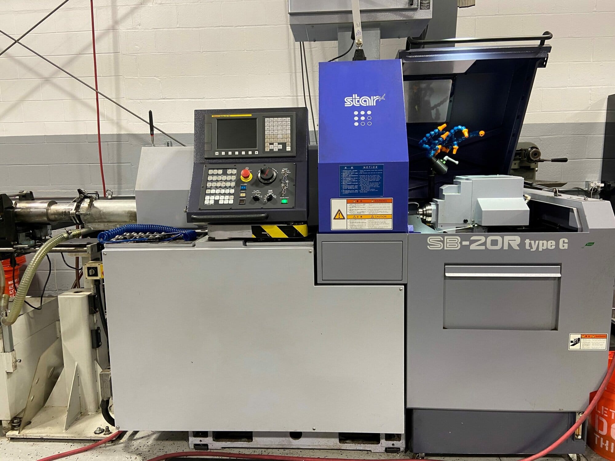 Star SB-20 R Type G Swiss Lathe, 2016 - LNS Hydrobar 3.20, 515 Cutting Hours