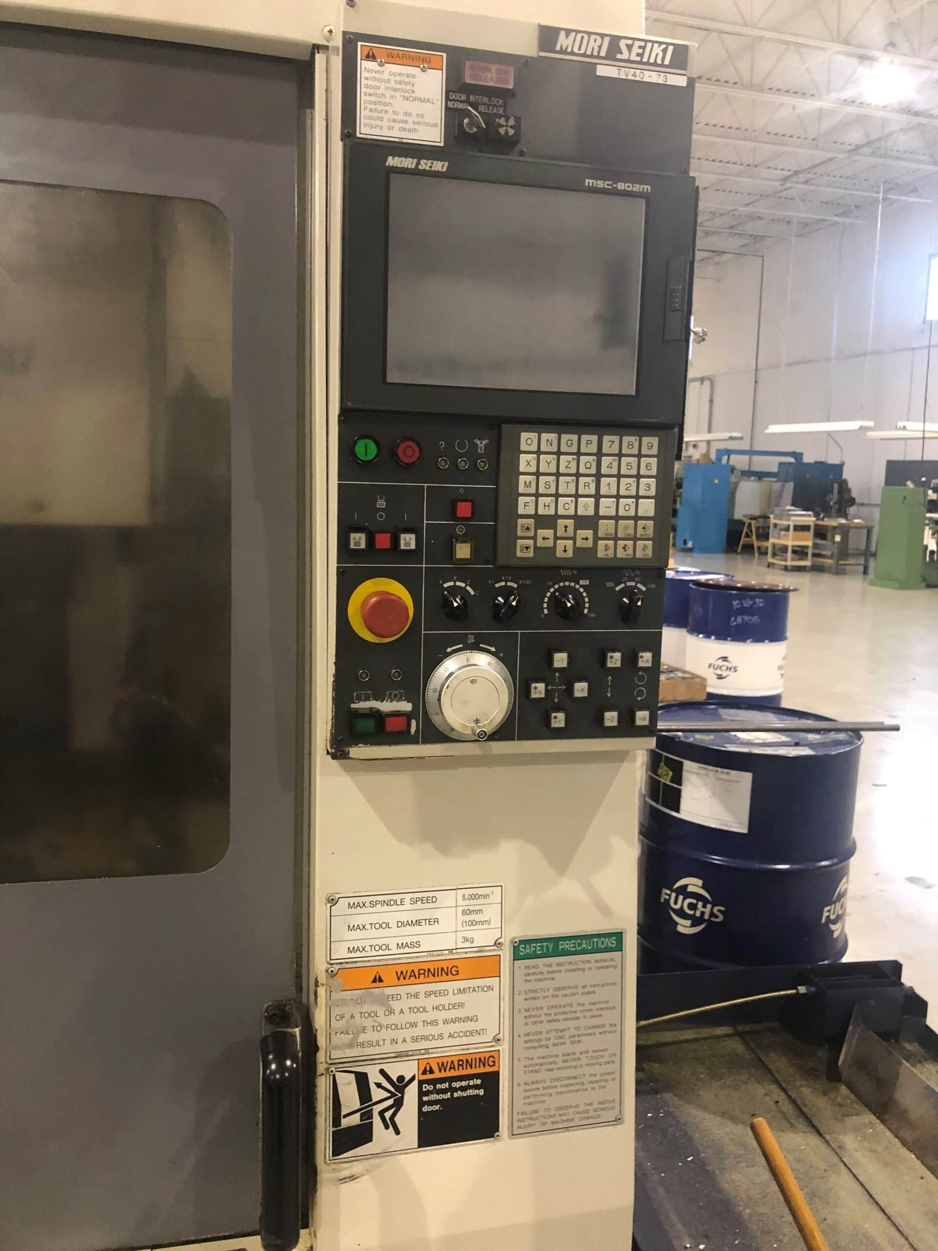 Mori-Seiki TV-40 Vertical Machining Center, 1996 - Image 2
