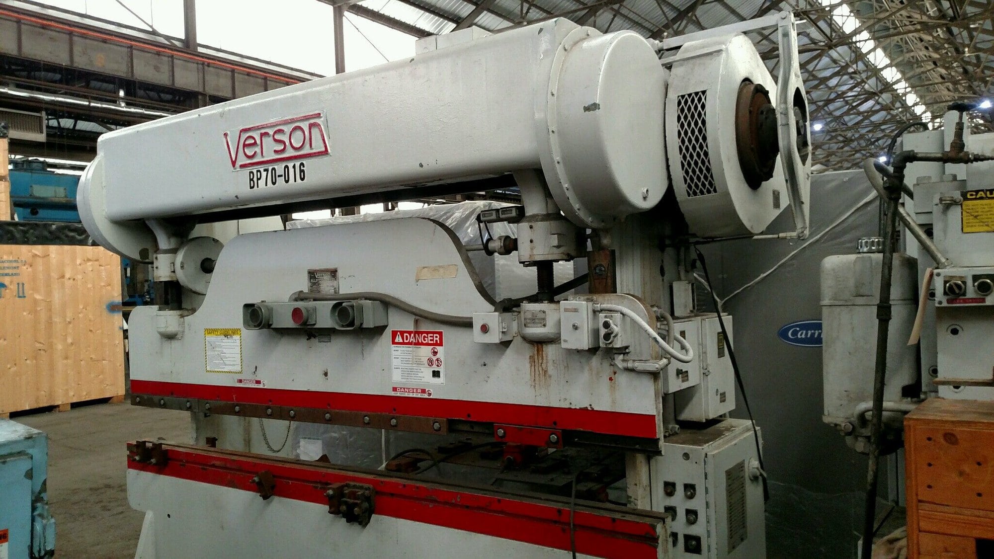65 Ton X 10' Verson 208-65 Mechanical Press Brake, 1967 - Image 2