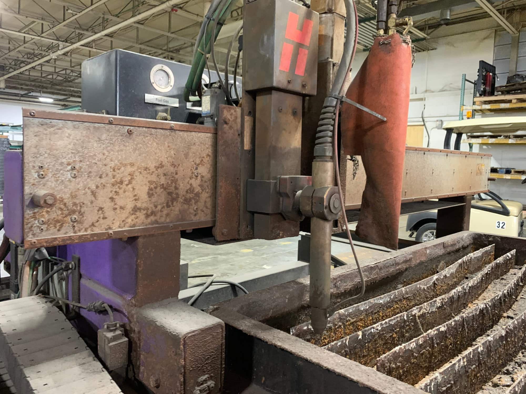 5'x10' Hornet HD CNC Plasma Cutter H60-EBPS, 2006- Hypertherm Powermax 125 - Image 5
