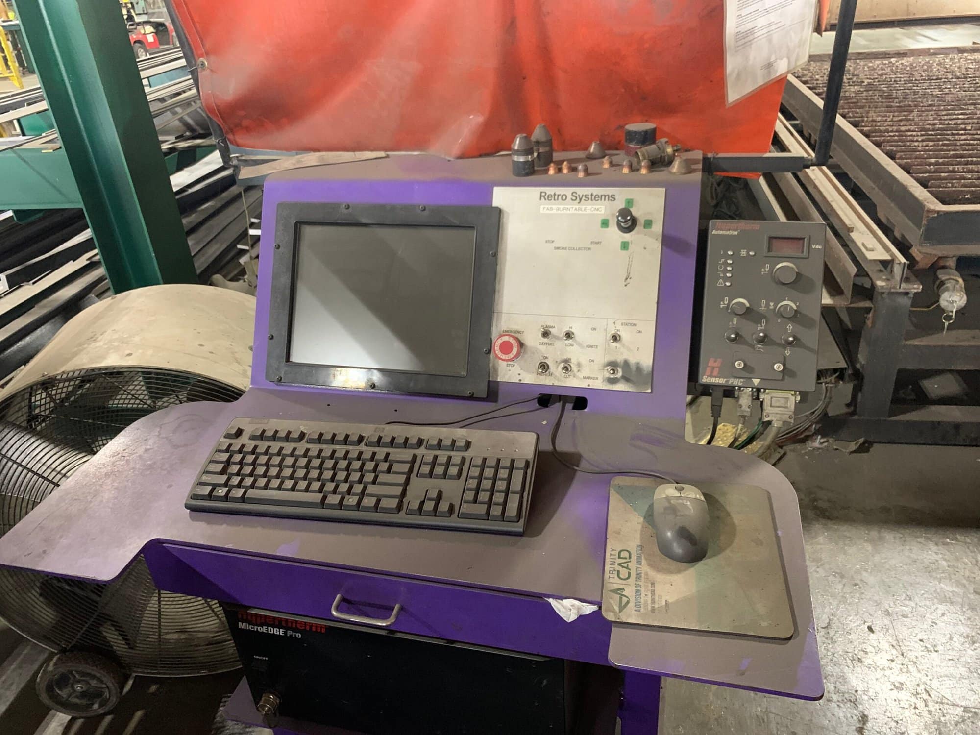 5'x10' Hornet HD CNC Plasma Cutter H60-EBPS, 2006- Hypertherm Powermax 125 - Image 8