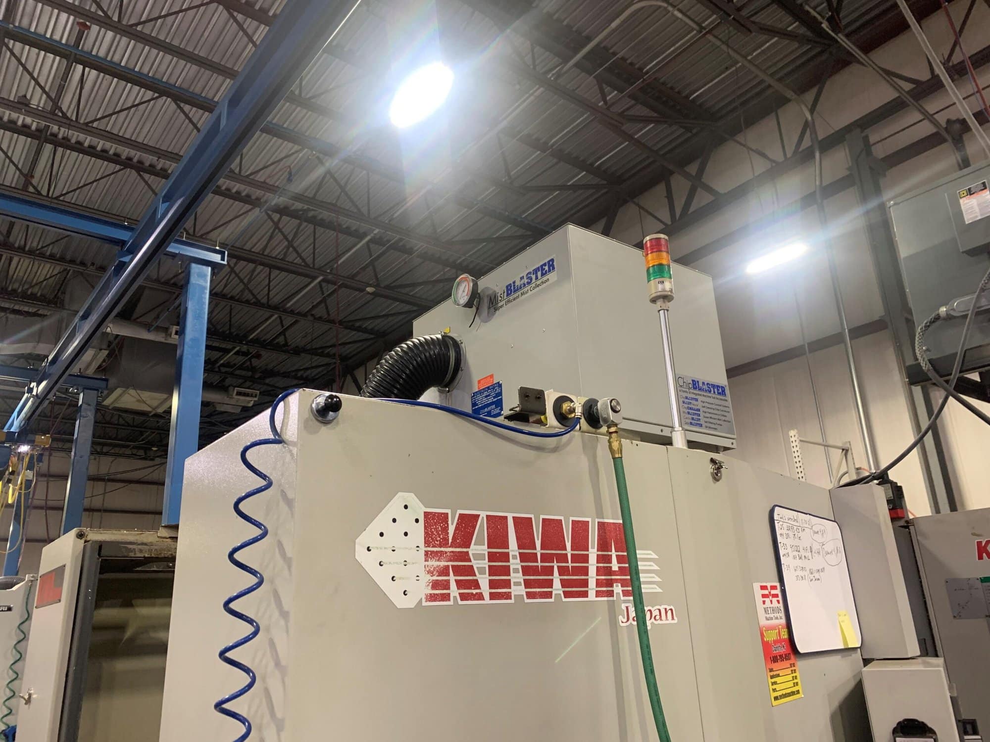 Kiwa KH-45 HMC, 2007 -Dual Pallet, TSC, Tombstones,Chip Conveyor, Renishaw Probe - Image 5