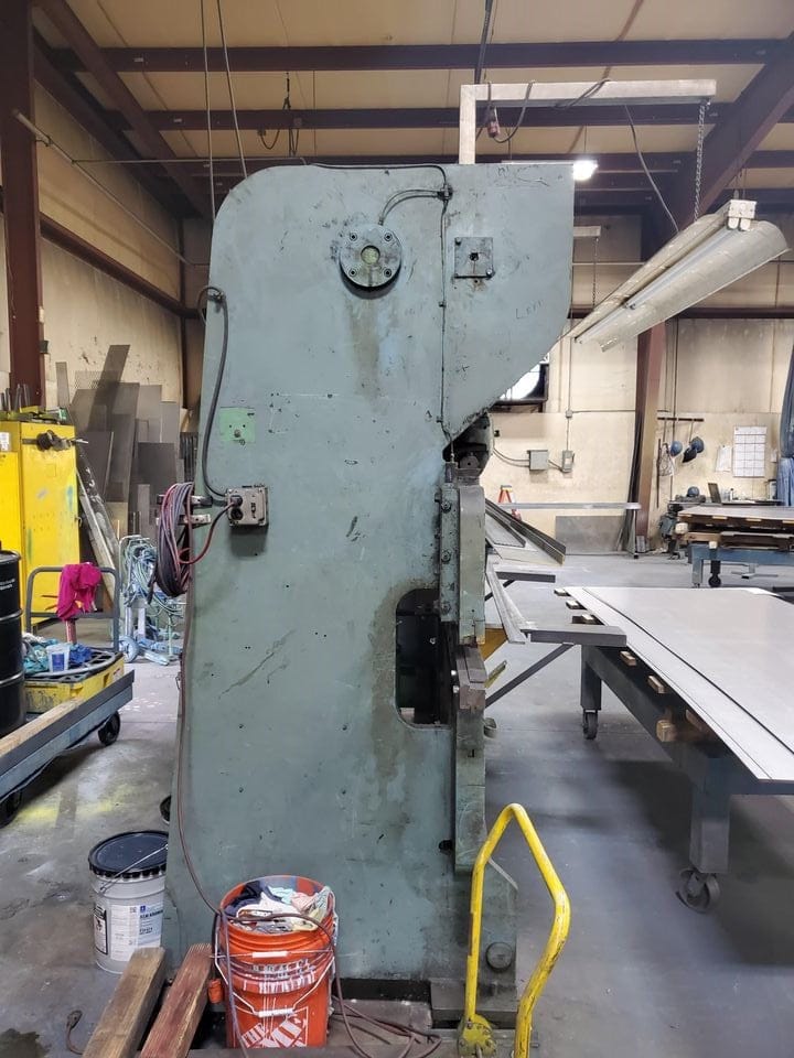 55 Ton x 10' Chicago Dreis & Krump Mechanical Press Brake - Image 2