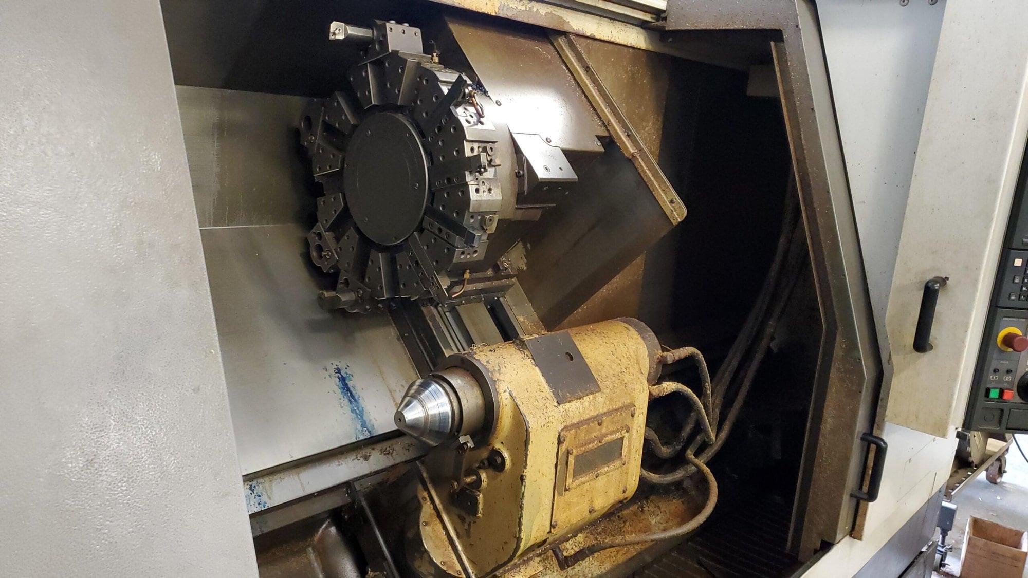Mori Seiki SL-303A/1500 CNC Lathe, 2002 - 3.5" Bar Cap, 64" Length, Steady - Image 3