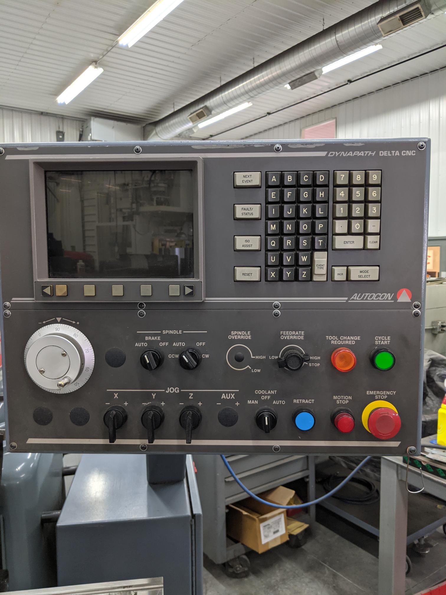 Clausing Kondia FV-1 Vertical Knee Mill, 1994 - Image 2