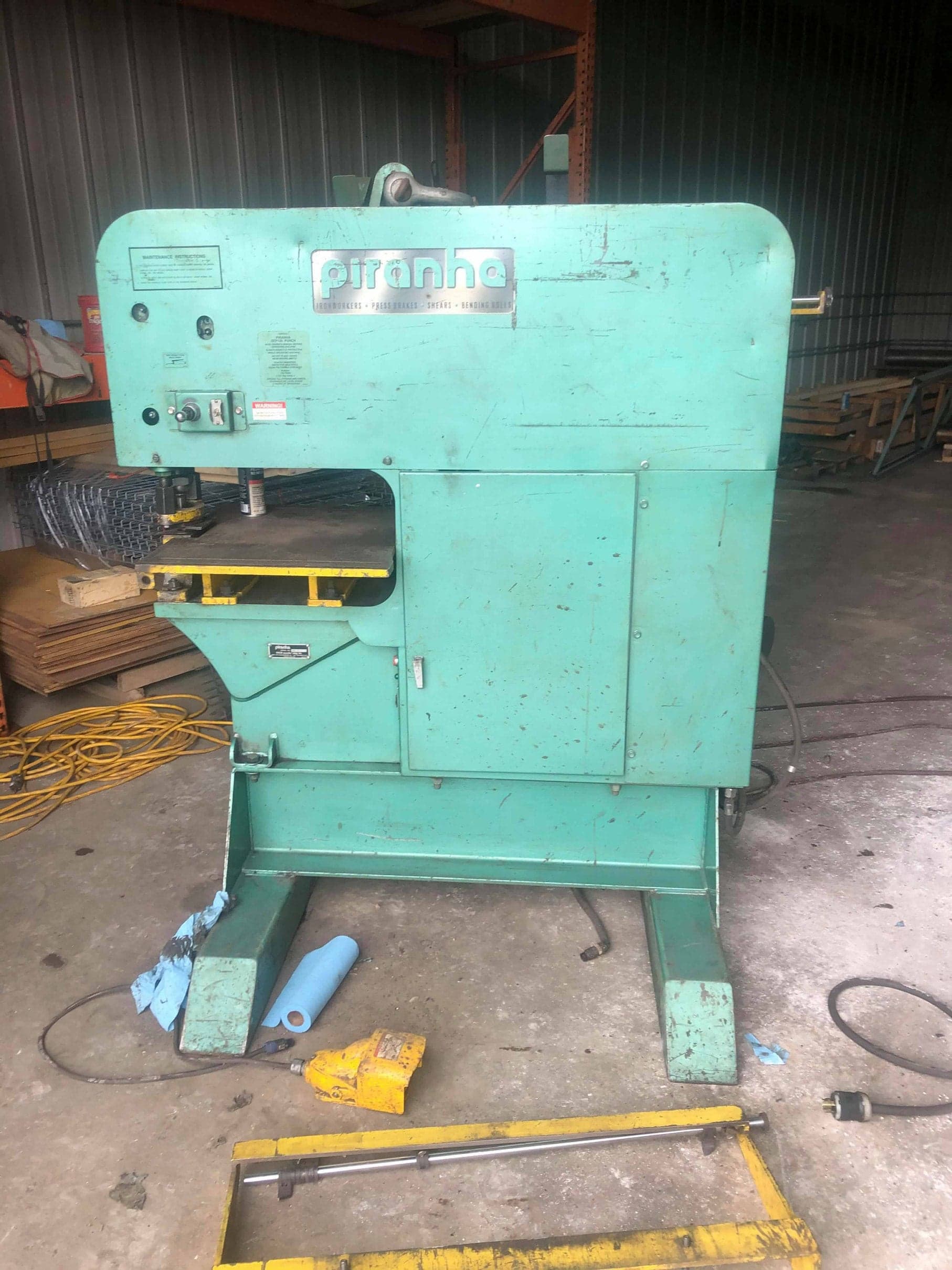 120 Ton Piranha Sep-120 Punch, 2009- Tooling Included, Video Available