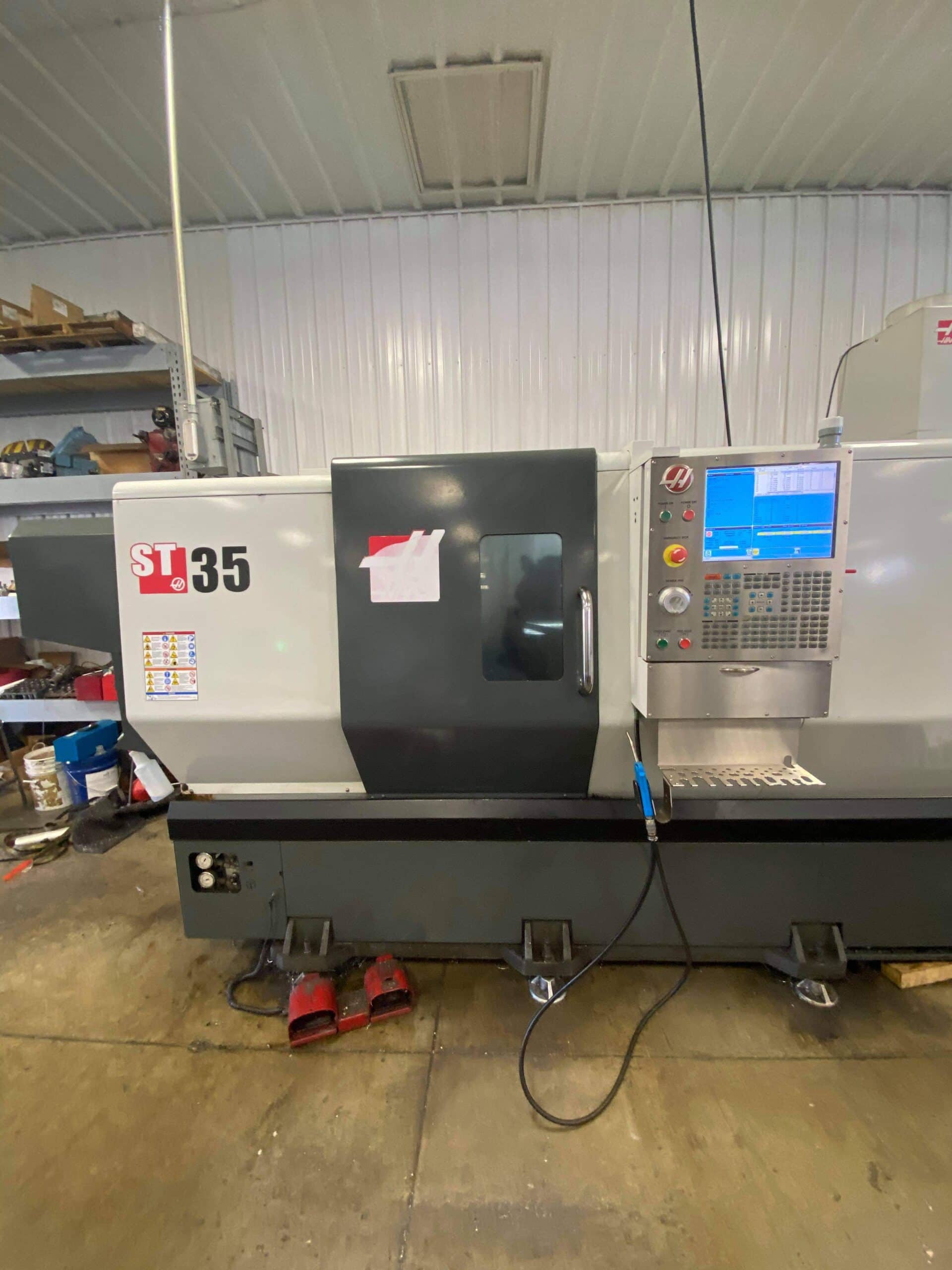 Haas ST-35 CNC Lathe, 2015 - 4" Bar Cap, 12" Chuck, USB, Hi Pressure Coolant, Video - Image 3
