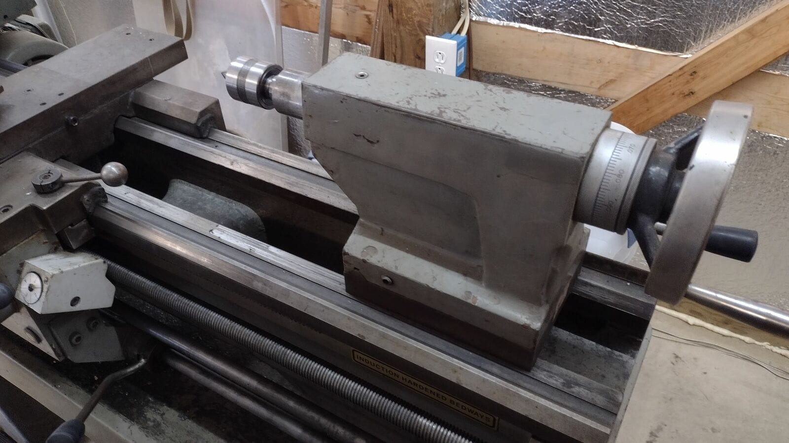Dashin Prince 1340 Manual Engine Lathe, 1978 - Tailstock - Metric & Standard Threading - Image 3