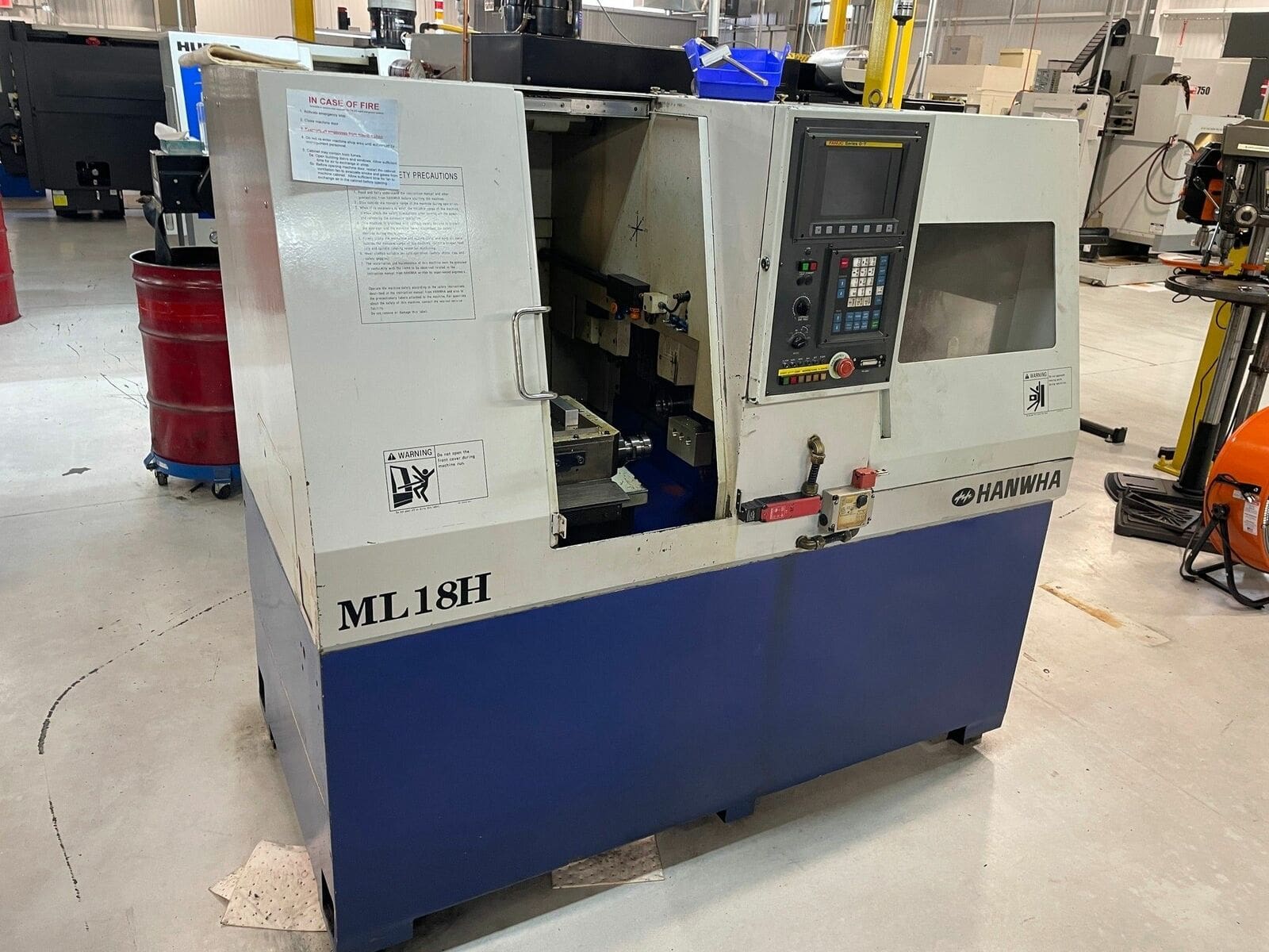Hanwha ML18H CNC Swiss Lathe, 1999