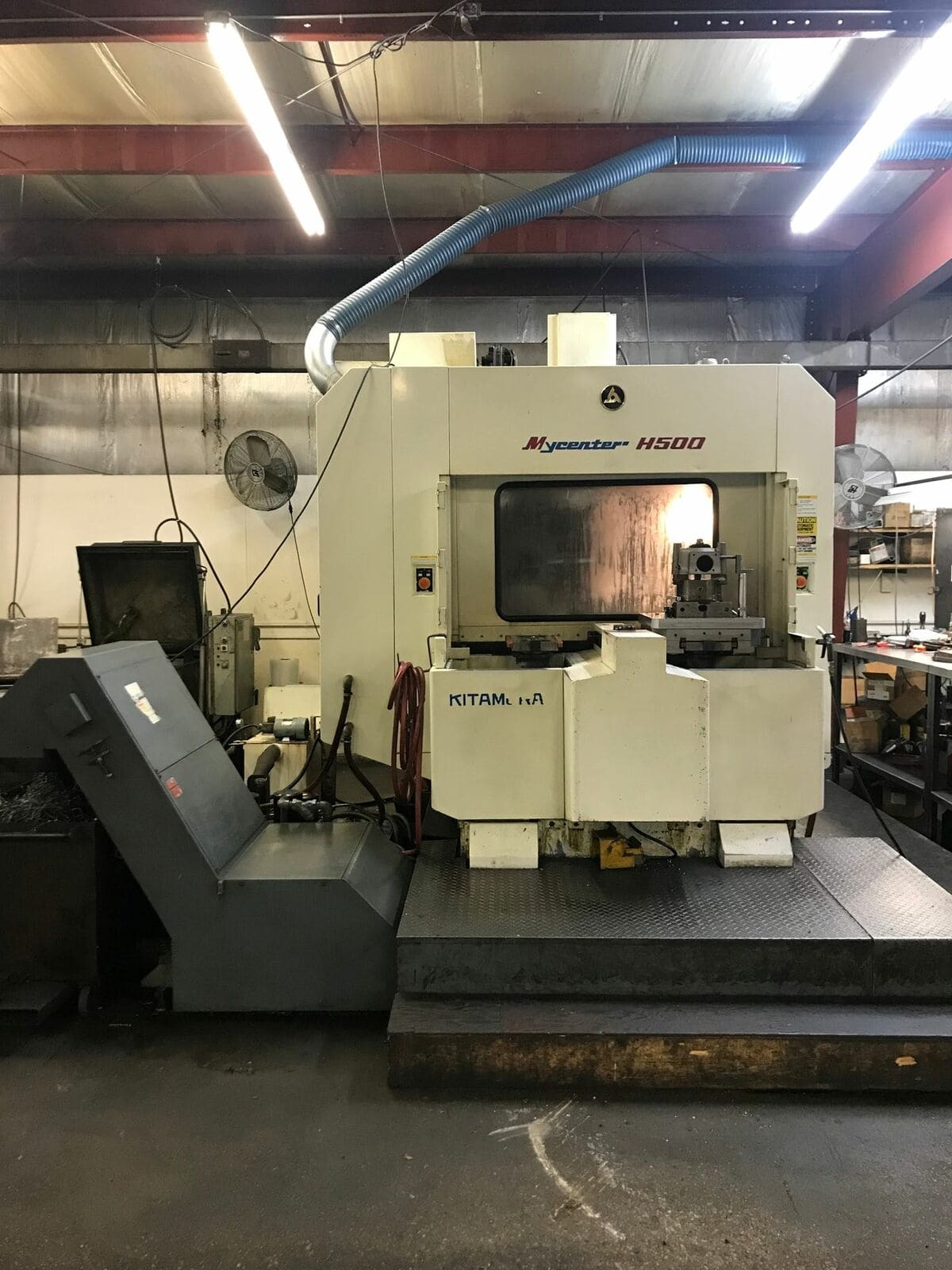 Kitamura Mycenter-500 500mm HMC, 1998 - 10,000RPM, CAT50, Chip Conveyor, High Pressure Coolant, 4th Axis, Coolant Thru Spindle - Image 6