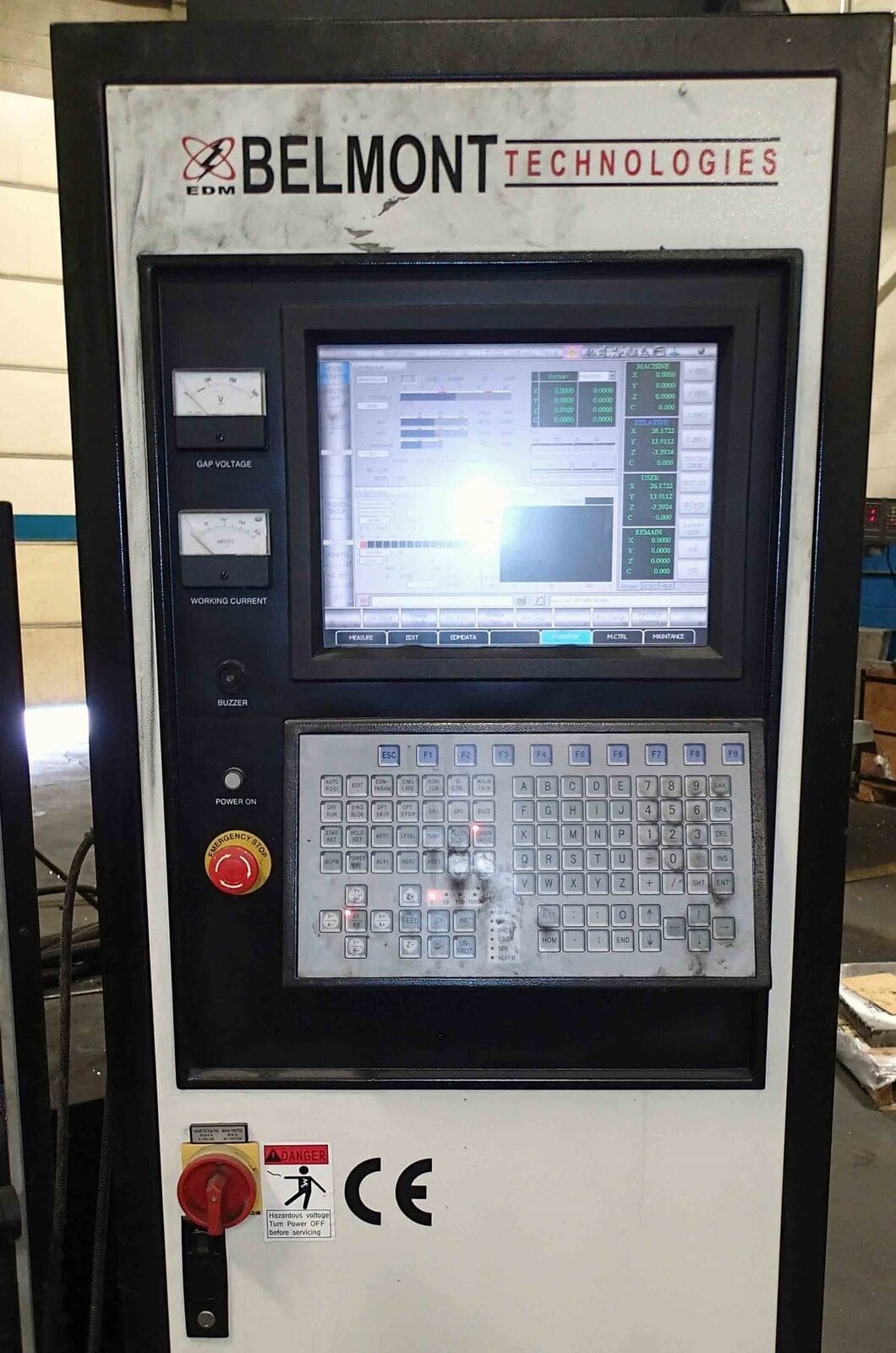 Belmont MX-166W CNC Sinker EDM, 2014 - 200 Amp, 8 ATC, 51" x 28" Table, C-Axis - Image 7