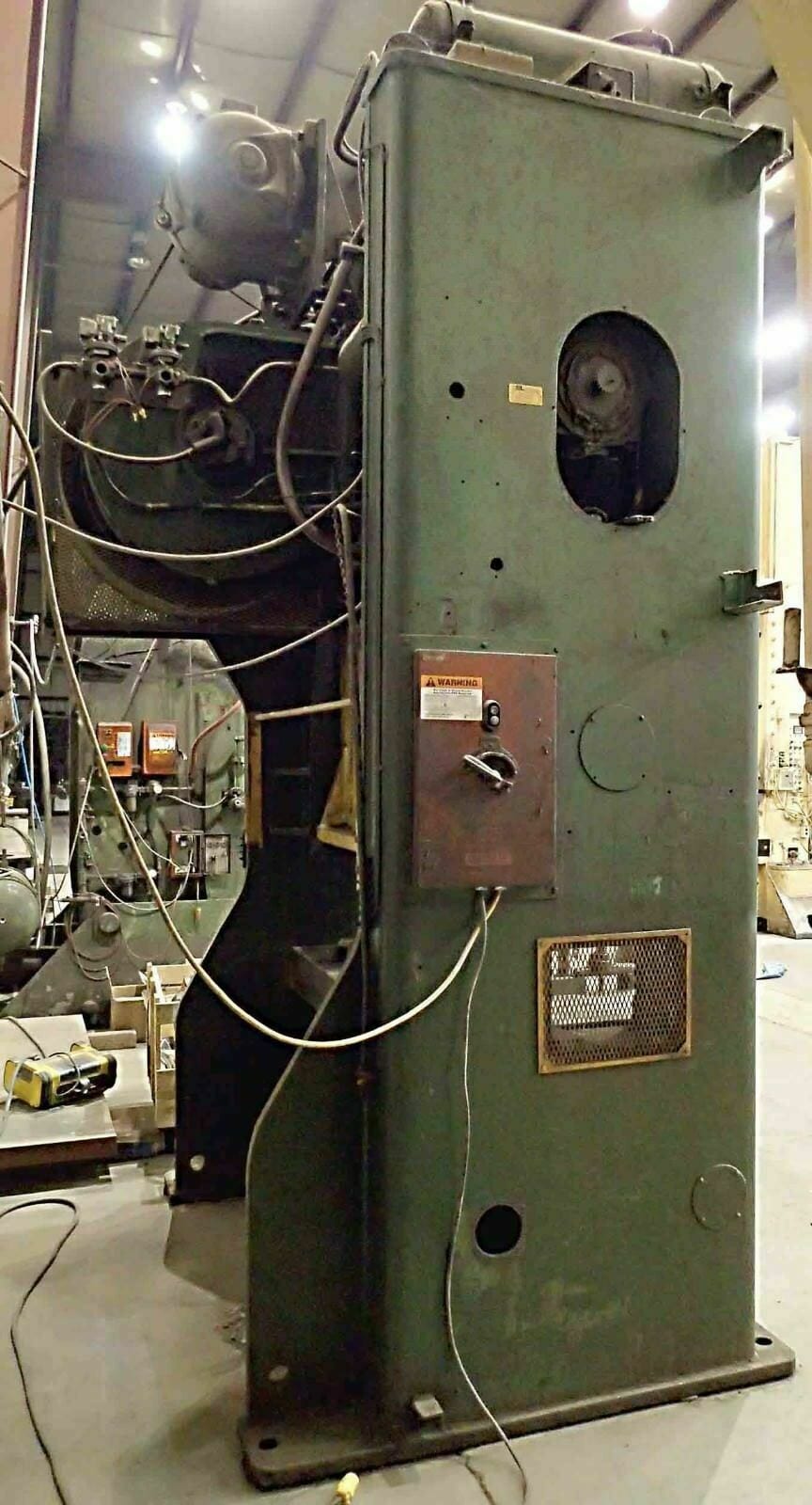 150 Ton Verson Model 6B60 Straight Side Press- 6" Stroke, 16" Shut, Power Ram - Image 7