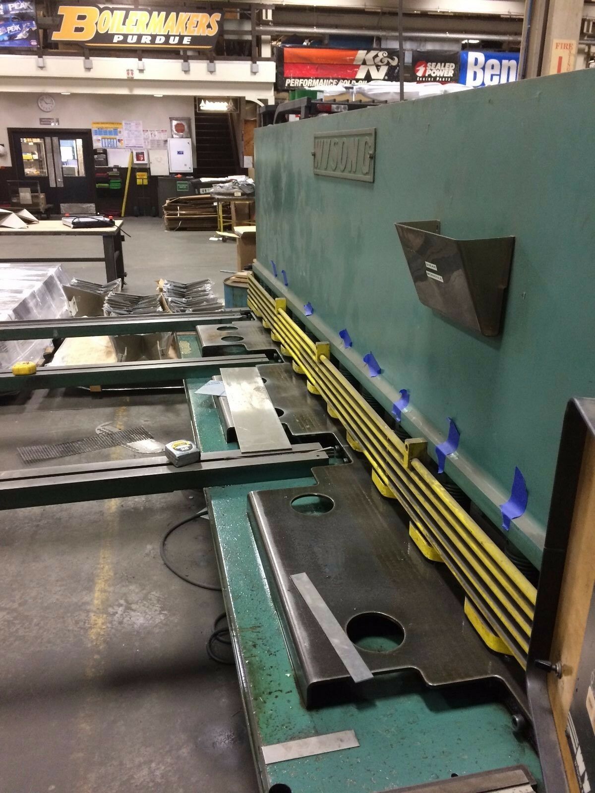 1/4" x 10' Wysong H-2510 Hydraulic Shear, 1990 - Image 4