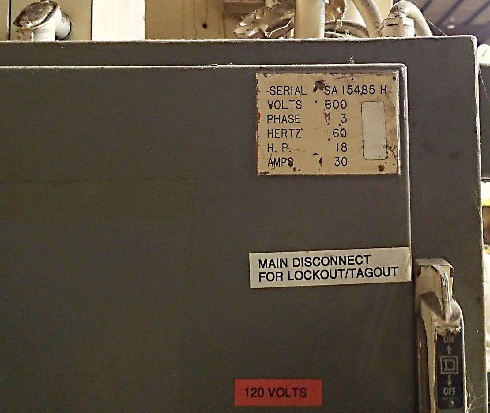 220 Ton Niagara Model S2-220-60-36 Straight Side Press- 36" x 60" Bed, 12" Stroke, 23" Shut - Image 11