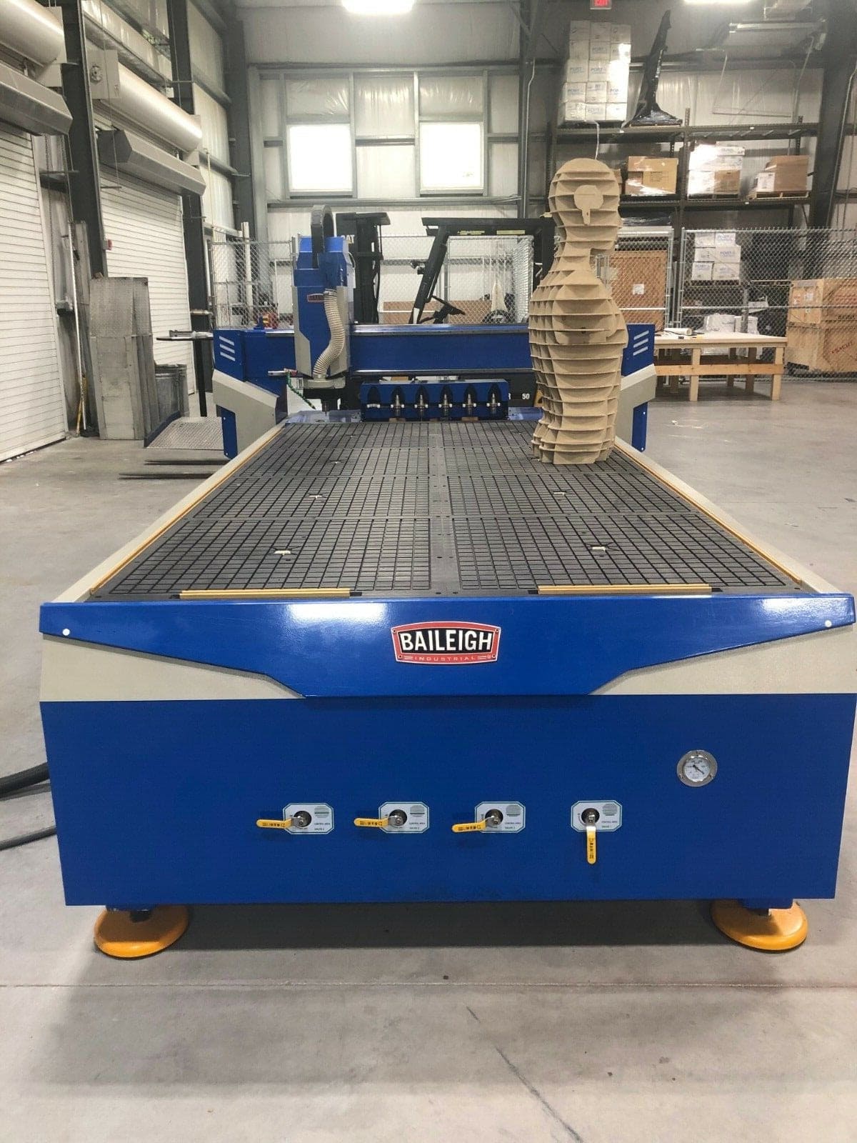 5' x 10' Baileigh WR-105V-ATC CNC Router, 2017 - Automatic Tool Changer, Air Cooled Spindle, BobCAD Ready - Image 4
