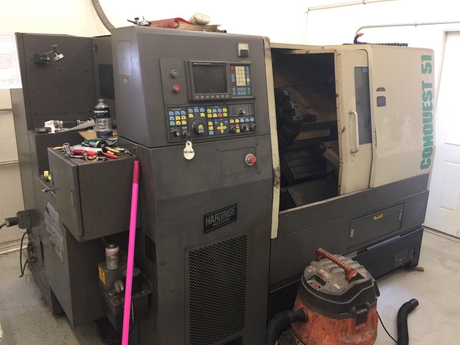 Hardinge Conquest CS-51 CNC Lathe 1992