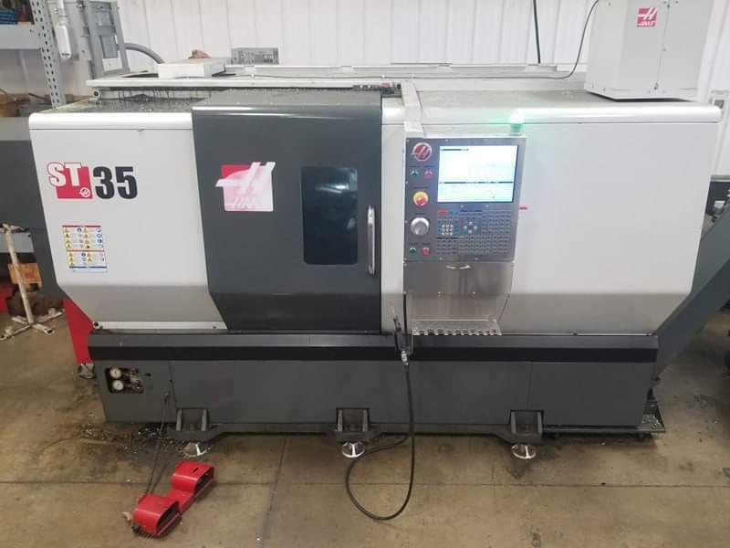 Haas ST-35 CNC Lathe, 2015 - 4" Bar Cap, 12" Chuck, USB, Hi Pressure Coolant, Video - Image 2