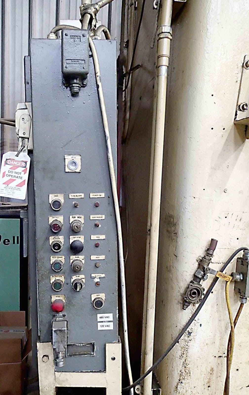 220 Ton Niagara Model S2-220-60-36 Straight Side Press- 36" x 60" Bed, 12" Stroke, 23" Shut - Image 5