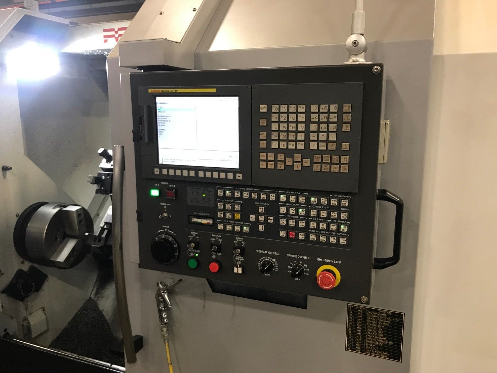 2017 FEELER FT-250MC CNC TURNING CENTER - LIVE TOOLING, 10" CHUCK, VIDEO AVAILABLE - Image 3