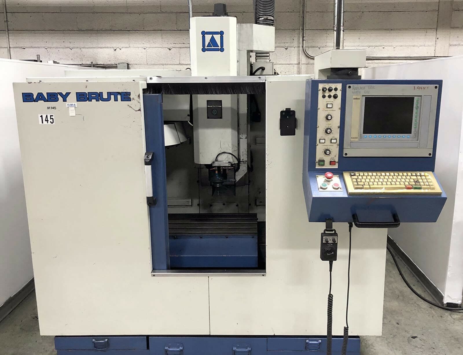Baby Brute CNC Vertical Machining Center, 2002- Selca Control, Heavy Duty - Image 12