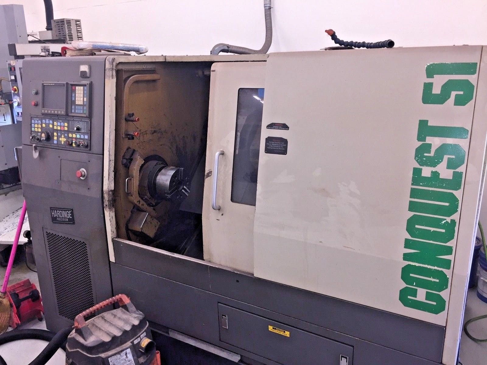 Hardinge Conquest CS-51 CNC Lathe 1992 - Image 2