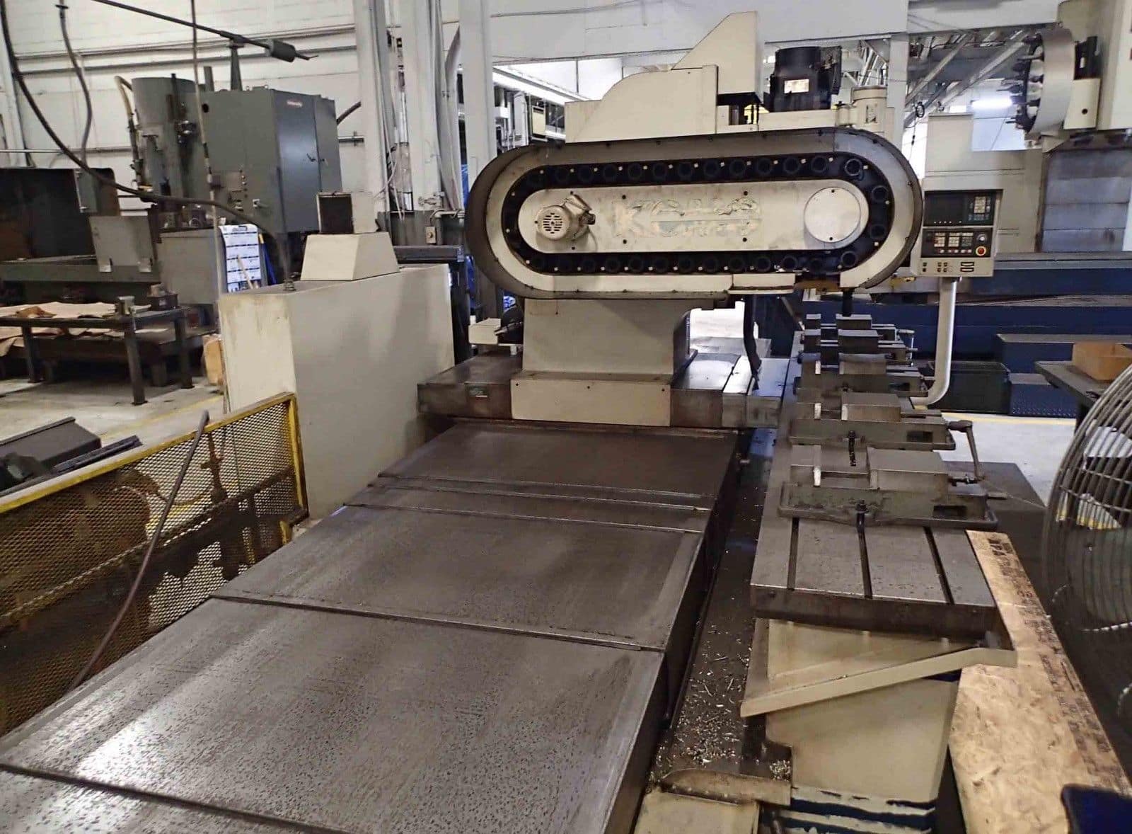 KOMO VMC 144 Fixed Table Mill, 1991- 144” x 20”, Fanuc Control - Image 9