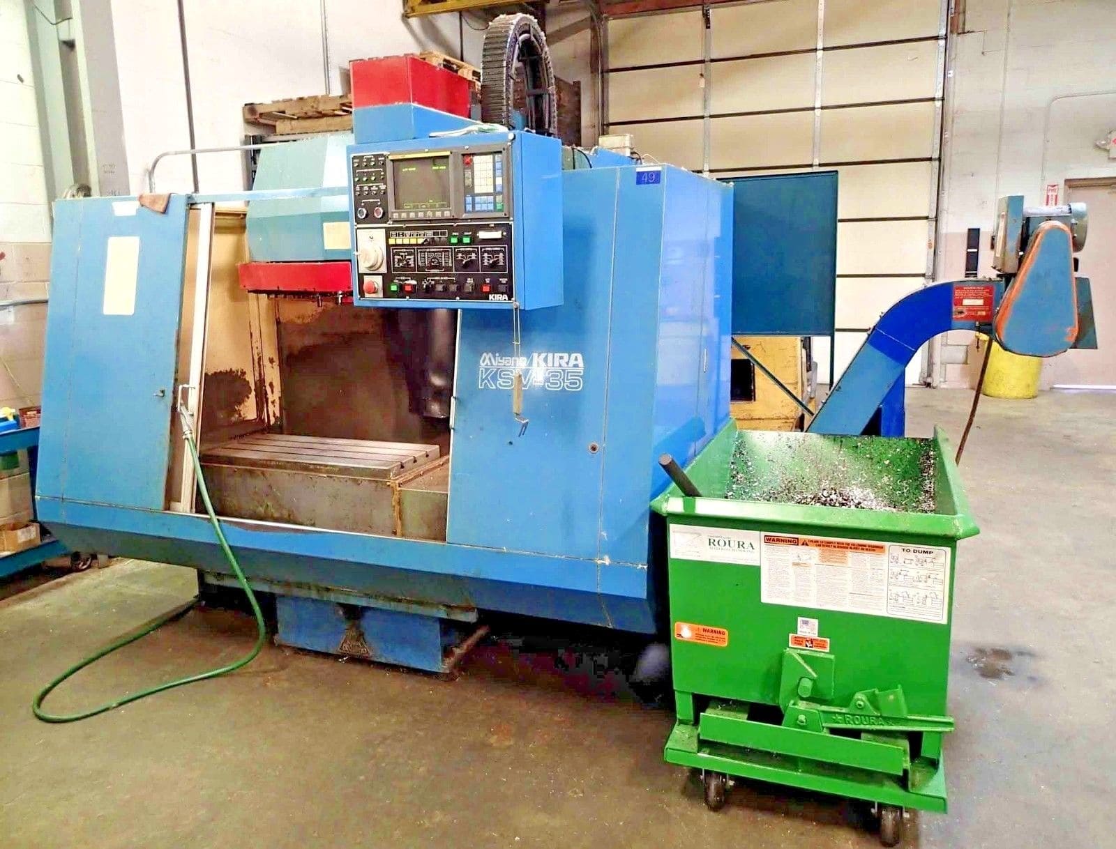 Miyano Kira KSV-35 Vertical Machining Center, 1990 - Fanuc CNC, Video, Powered - Image 12