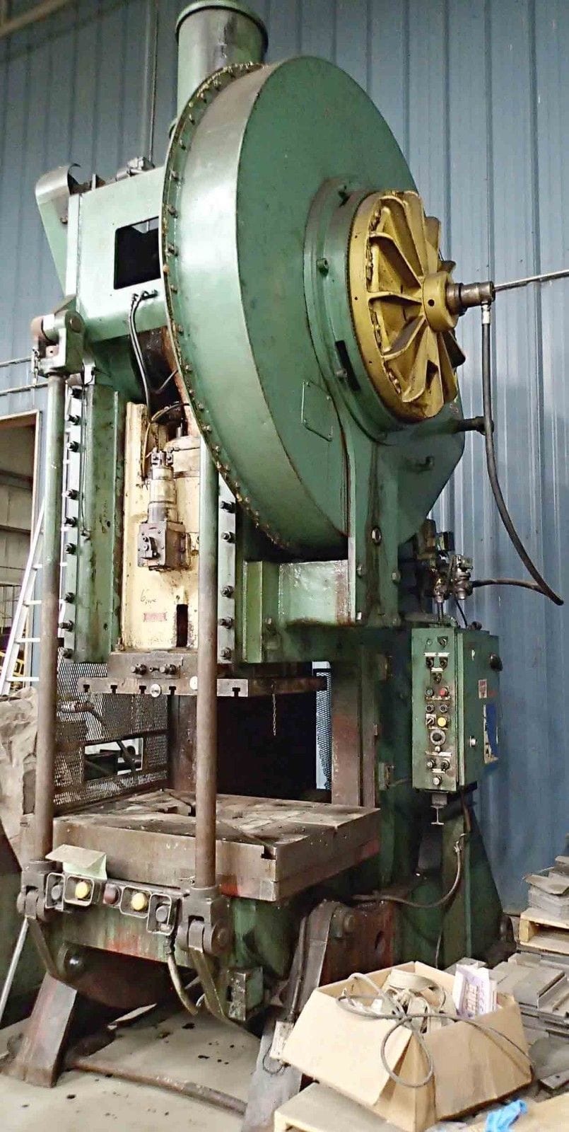 150 Ton Clearing OBI Press, Model 150-P-701- Air Clutch, 6" Stroke, 21.5" Shut - Image 2