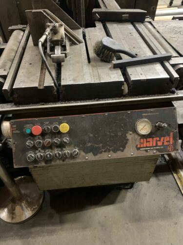 18" X 20" Marvel 81A12PC Automatic Vertical Band Saw, 2001-With 10' Roller Table - Image 4