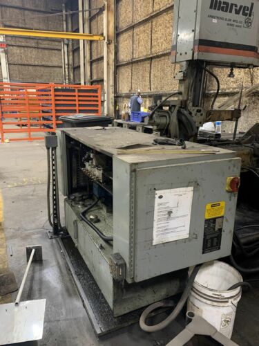 18" X 20" Marvel 81A12PC Automatic Vertical Band Saw, 2001-With 10' Roller Table - Image 8