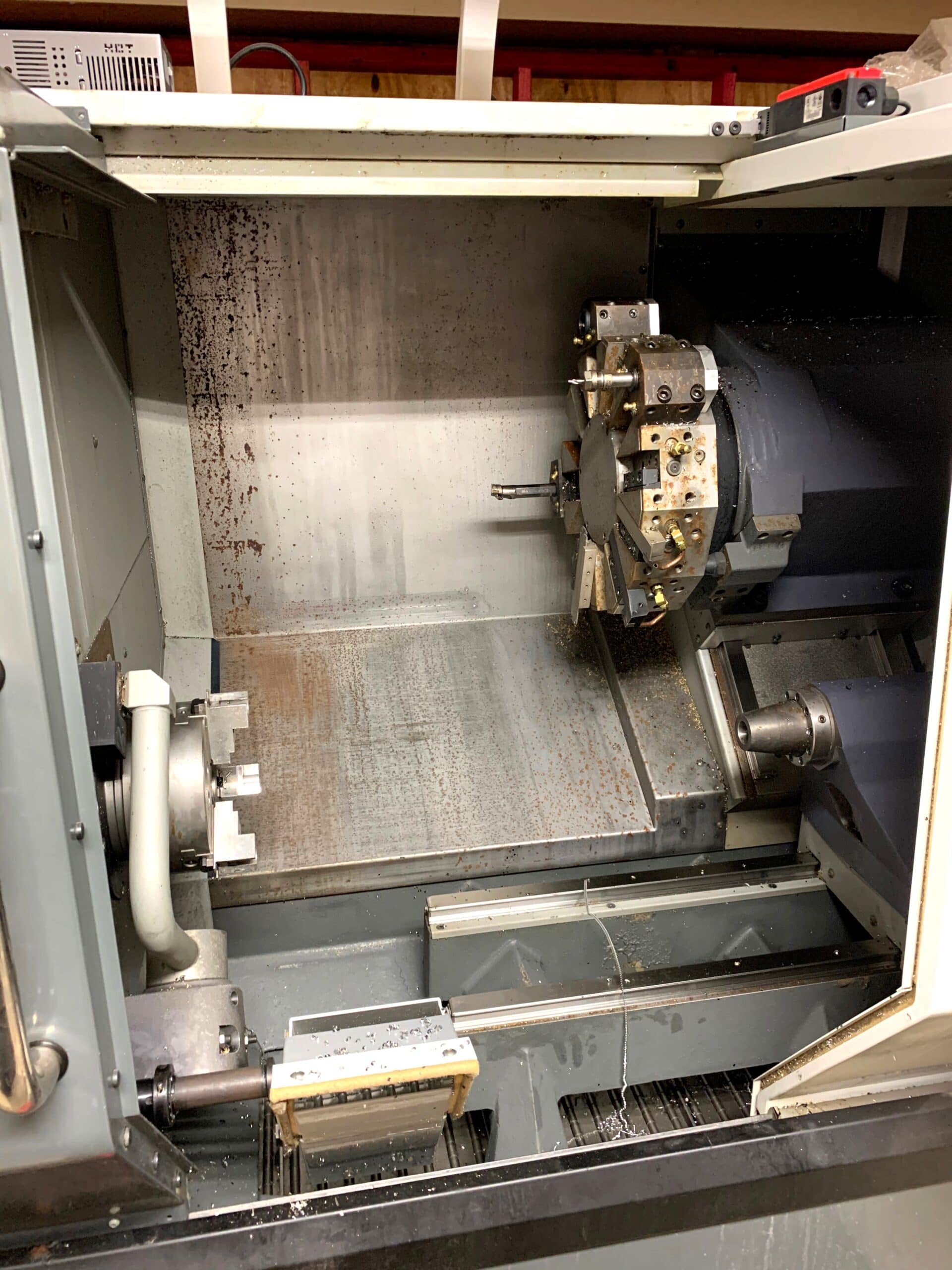 Haas ST-20 CNC Lathe, 2014 - Parts Catcher, Probing, Tailstock, Low hours, Tooling goes with - Image 2