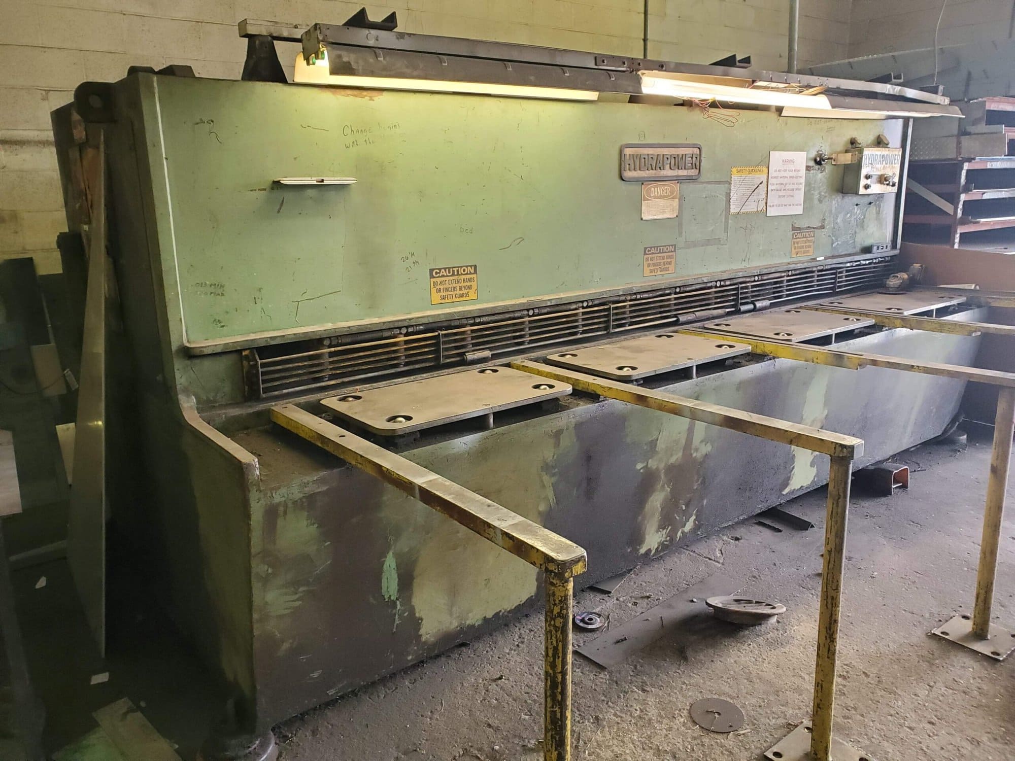 3/8" x 12' HydraPower/Rockwell Sh-3012 Shear, 1980s- Under Power Video Available - Image 2