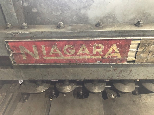 3/16" X 10' Niagara 710B Shear, 1985 - Comes with Backgauge and Squaring Arm - Image 6