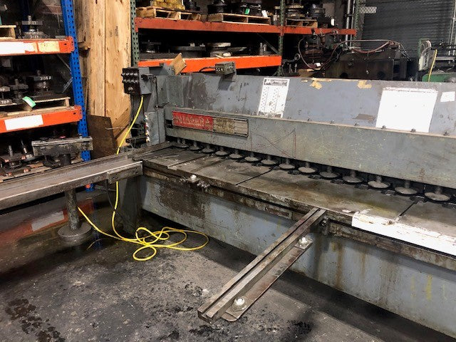 3/16" X 10' Niagara 710B Shear, 1985 - Comes with Backgauge and Squaring Arm - Image 5