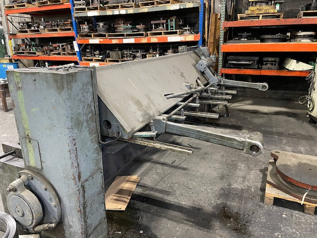 3/16" X 10' Niagara 710B Shear, 1985 - Comes with Backgauge and Squaring Arm - Image 4