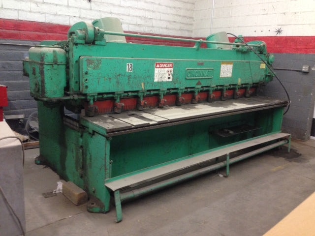 1/4" X 10' Cincinnati 1810 Shear - Image 2