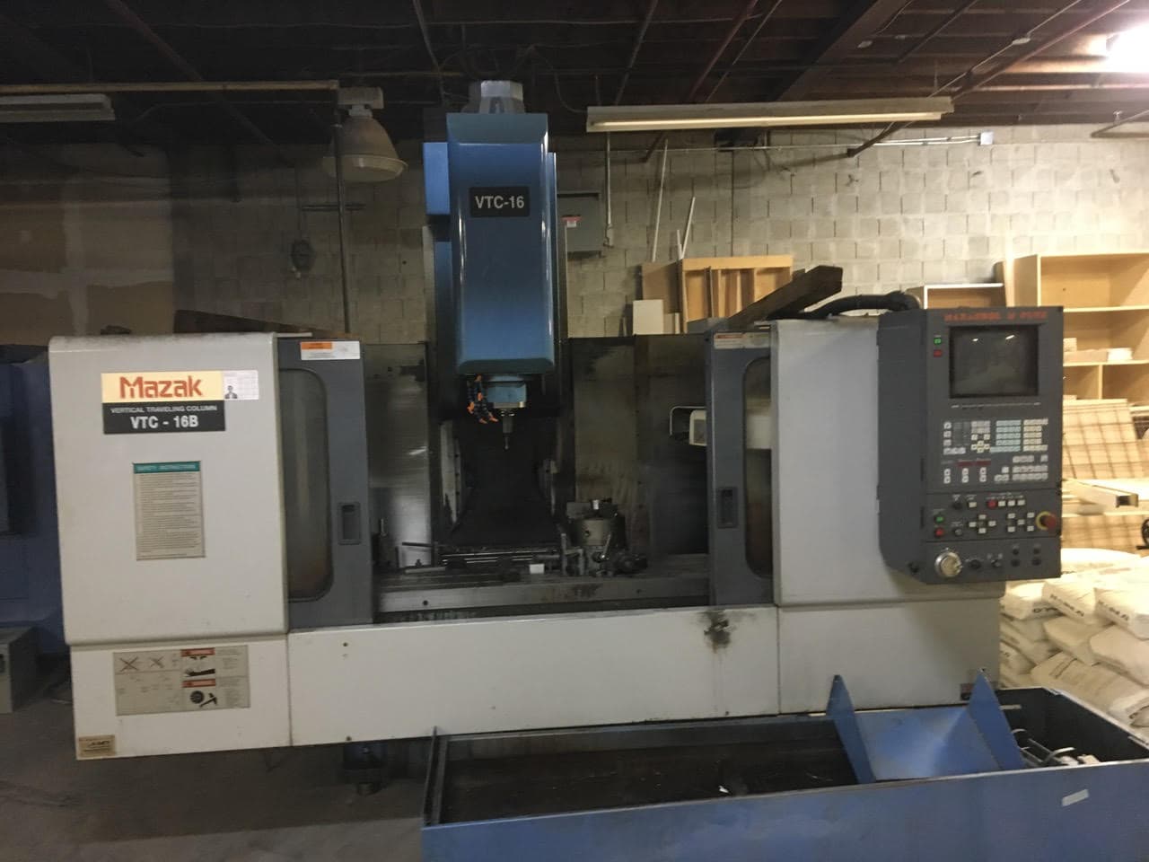 Mazak VTC-16B CNC Vertical Machining Center, 1995