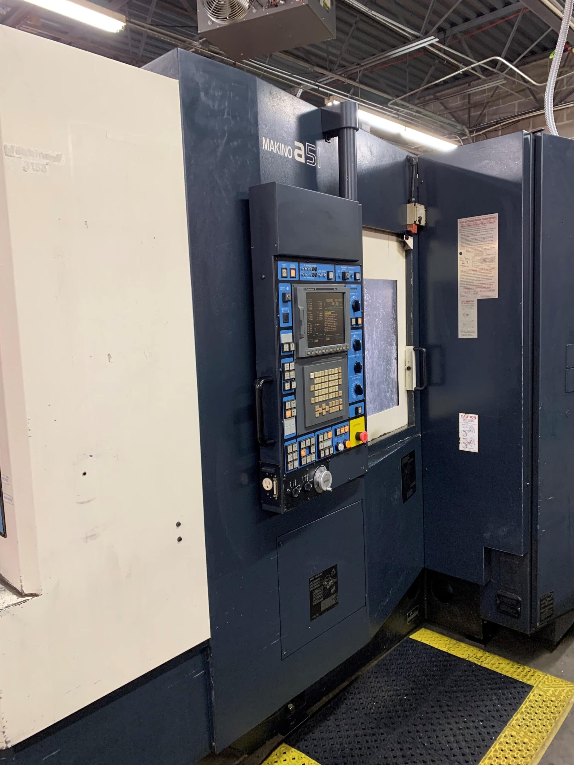 Makino A51 HMC, 2001 - 12,000RPM, TSC, Dual Pallets, 60ATC, Coolant Shower - Image 3