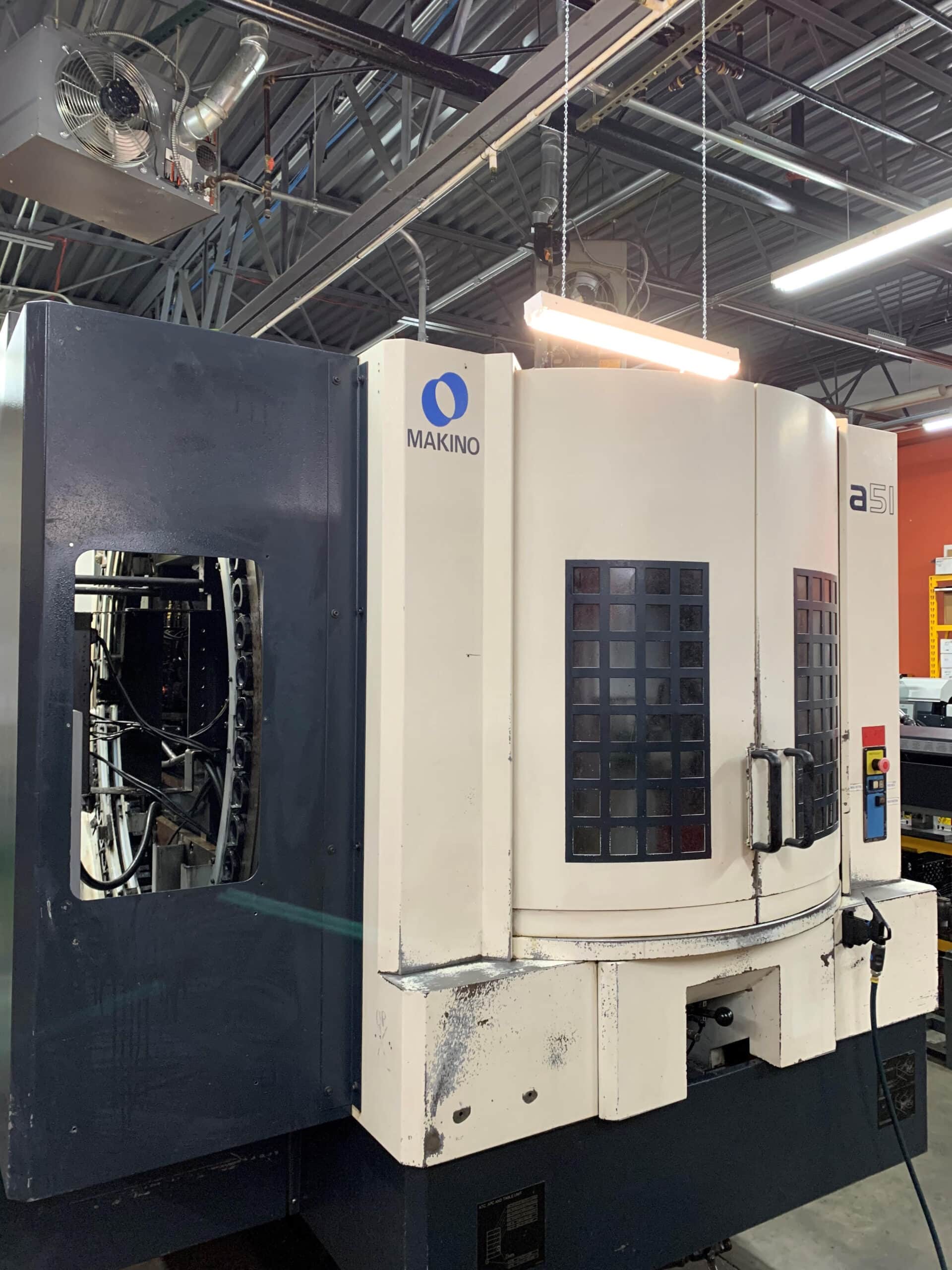 Makino A51 HMC, 2001 - 12,000RPM, TSC, Dual Pallets, 60ATC, Coolant Shower - Image 2