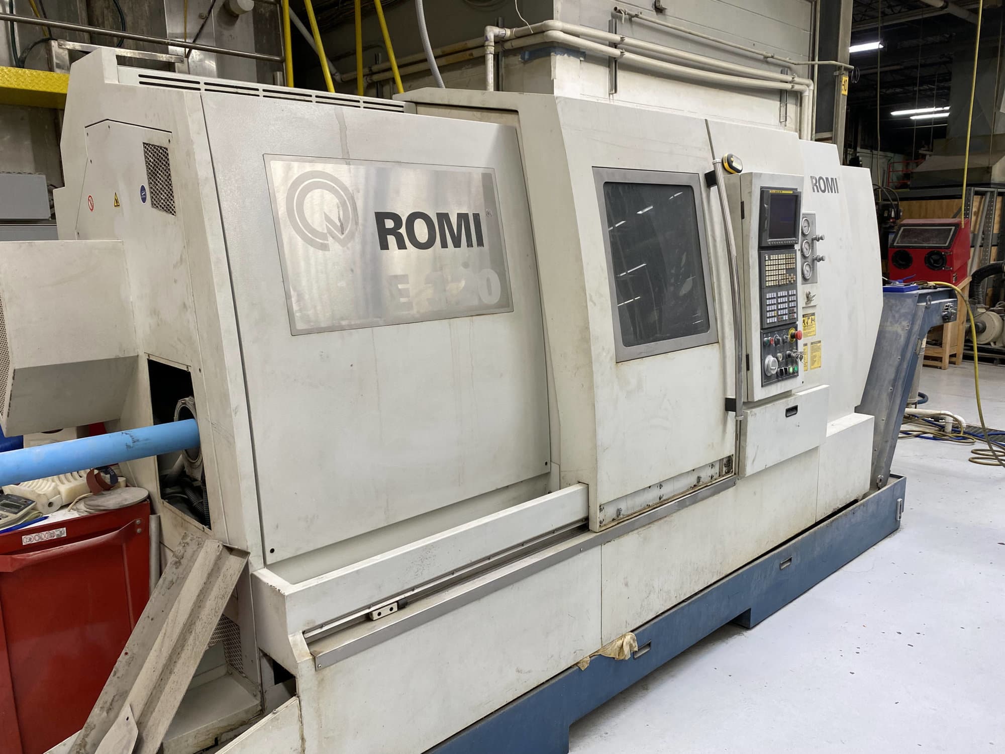 Romi E 320B CNC Lathe, 2005- Fanuc 18iTB, Live tooling, Sub Spindle - Image 2