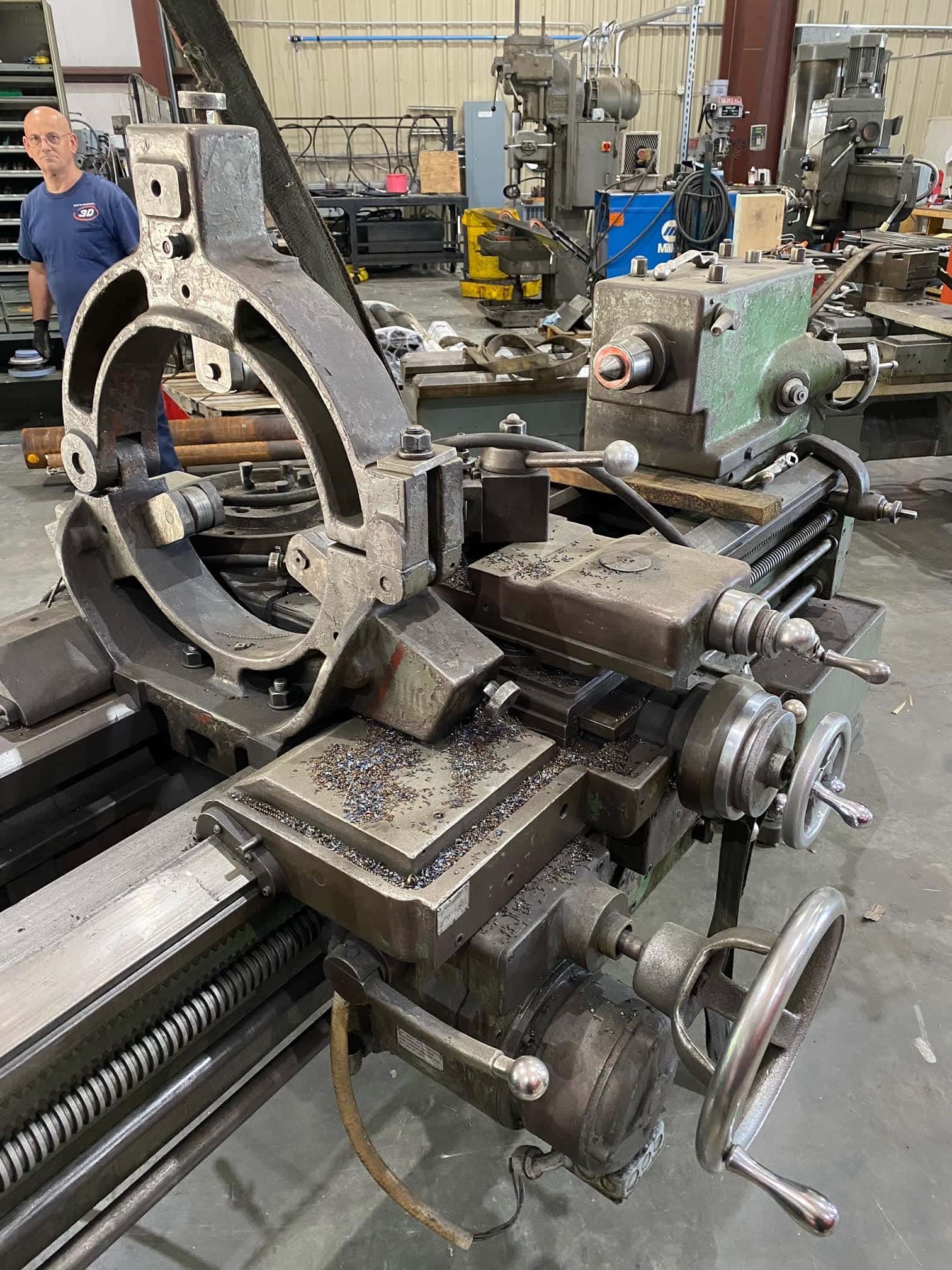LeBlond 2516- 20"x 84" Engine Lathe, Newall DRO, Steady Rest - Image 8