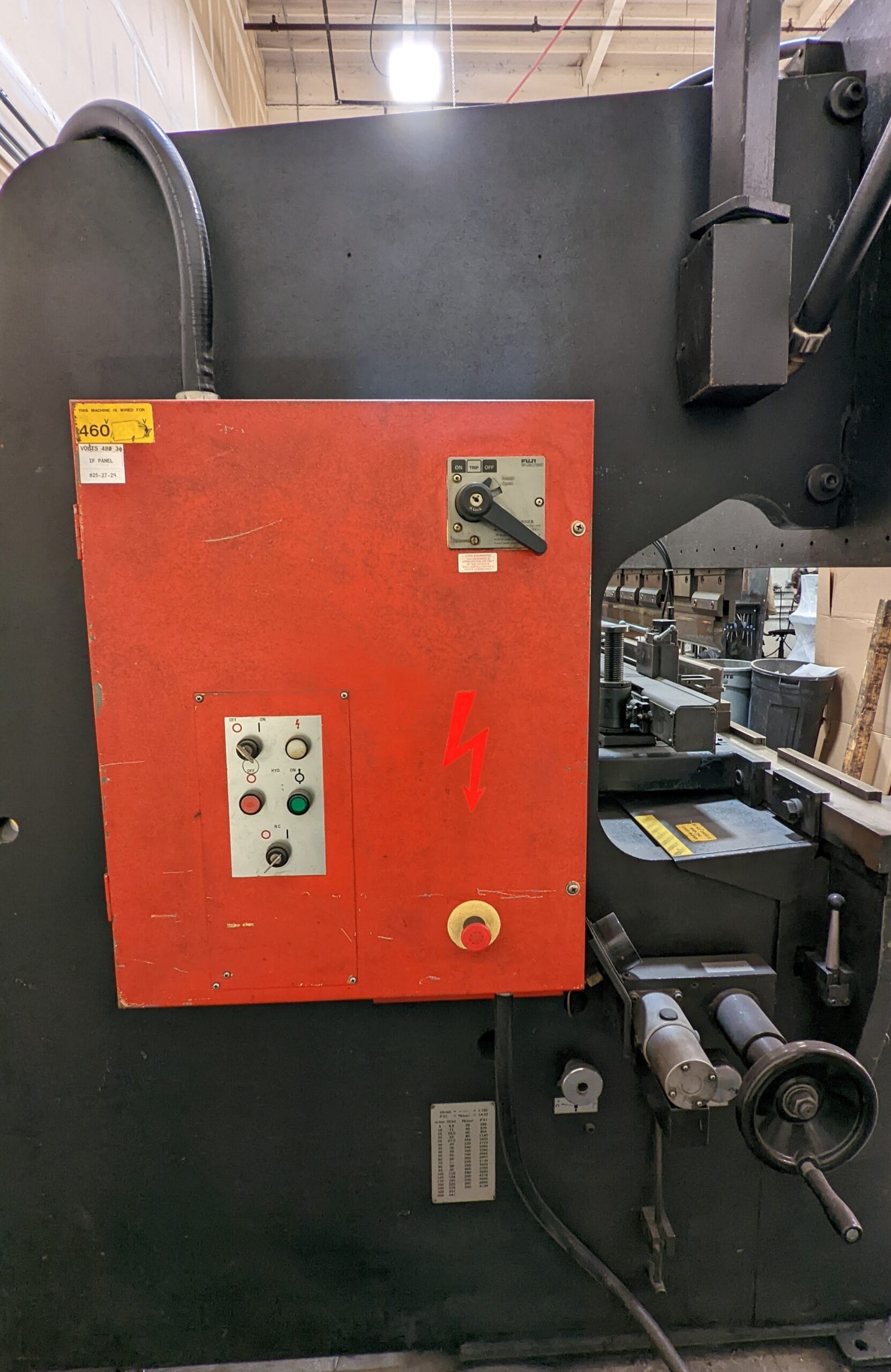 138 Ton x 10' Amada RG-125 CNC Press Brake, 1986 - Image 6