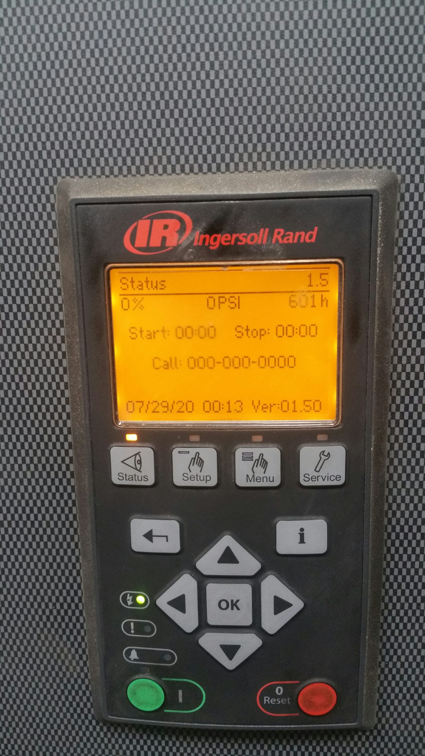 Ingersoll Rand IRN30H-CC-HV 30HP Rotary Screw Compressor, 2014 - 120 Gallon Auxiliary Tank - Image 4