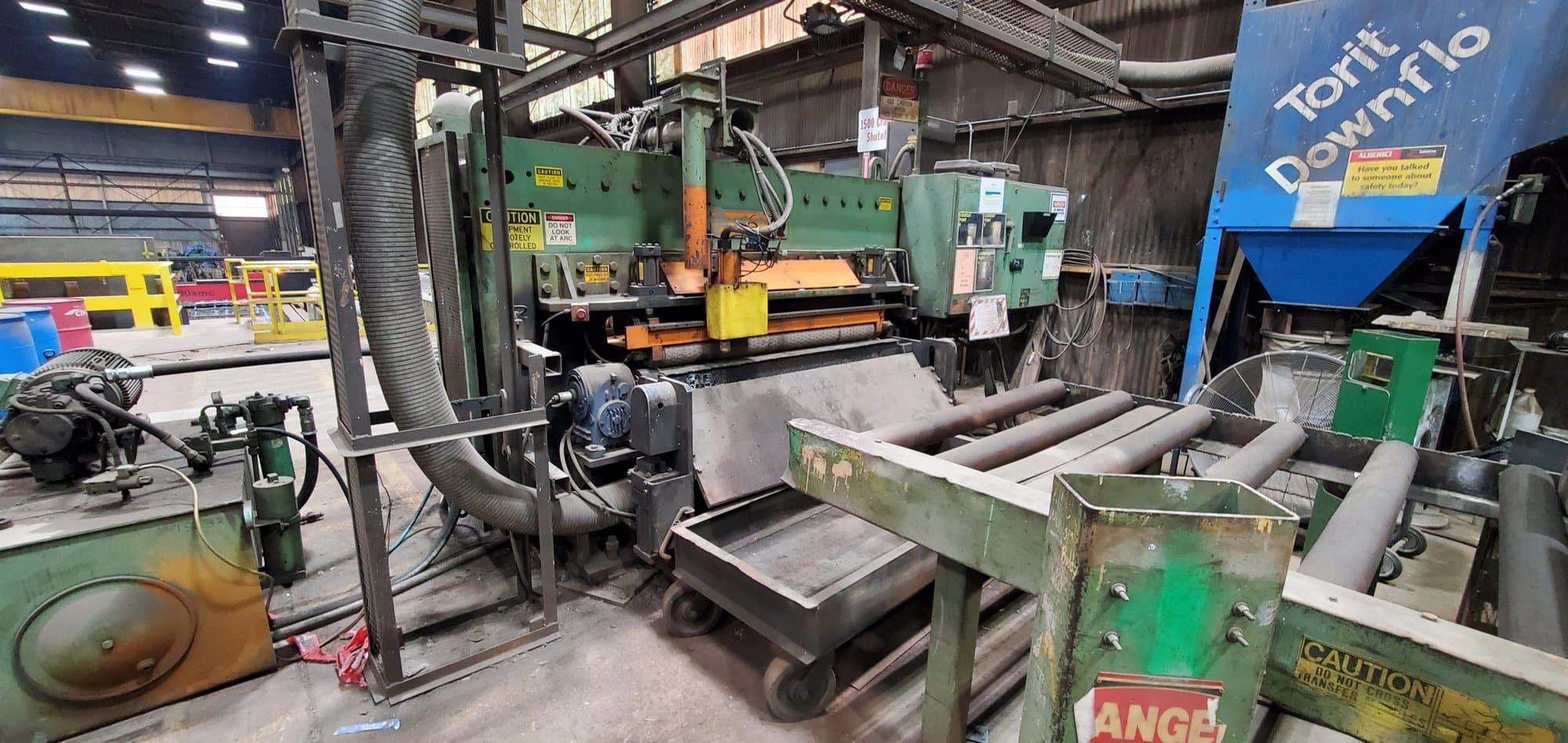 Peddinghaus FPB 1500 CNC Plate Plasma/Punch, 1994 w/ 200 amp plasma - Image 3