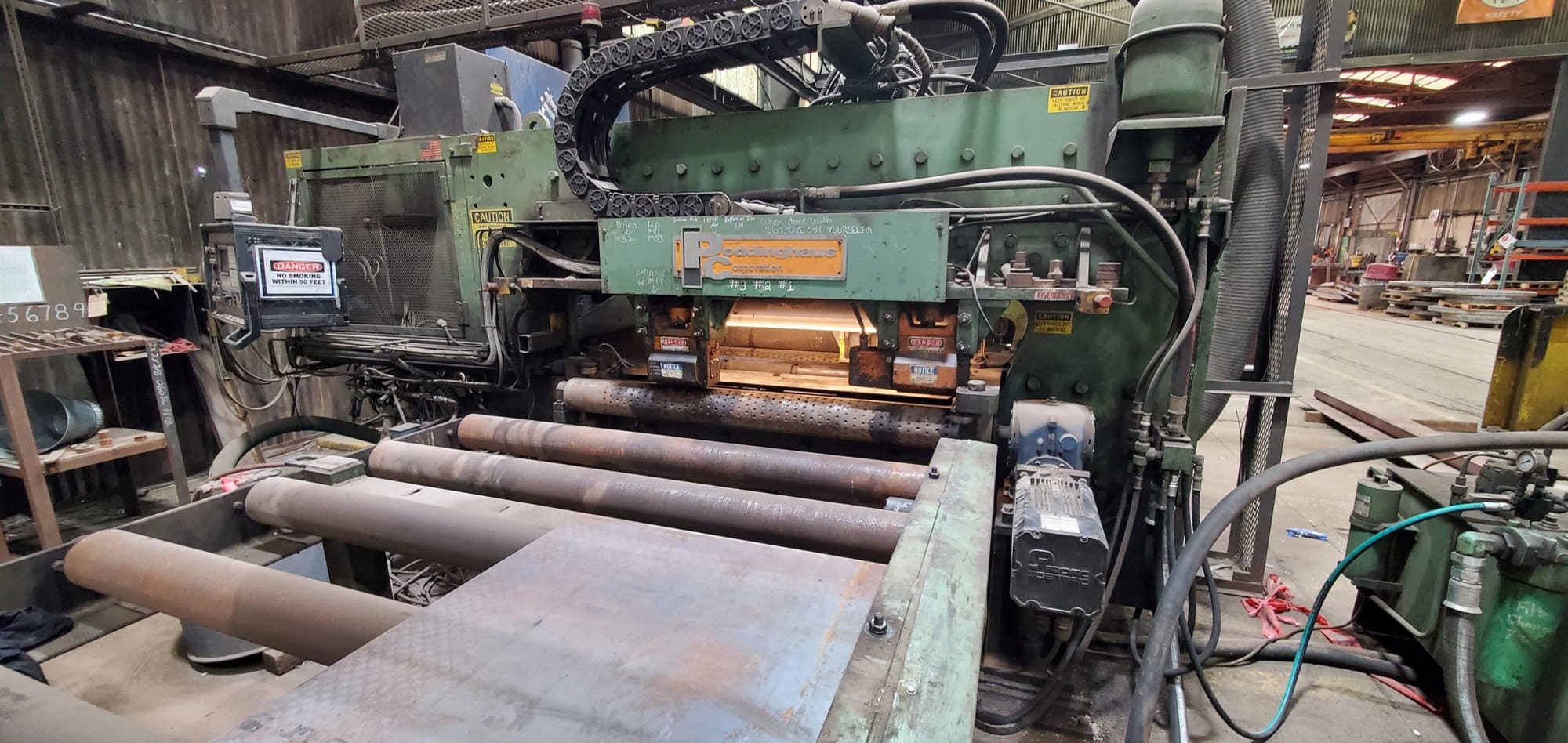 Peddinghaus FPB 1500 CNC Plate Plasma/Punch, 1994 w/ 200 amp plasma - Image 5
