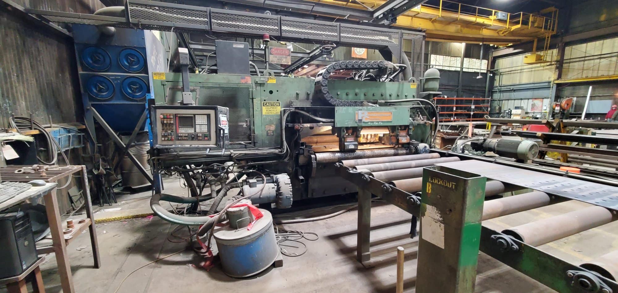Peddinghaus FPB 1500 CNC Plate Plasma/Punch, 1994 w/ 200 amp plasma - Image 2
