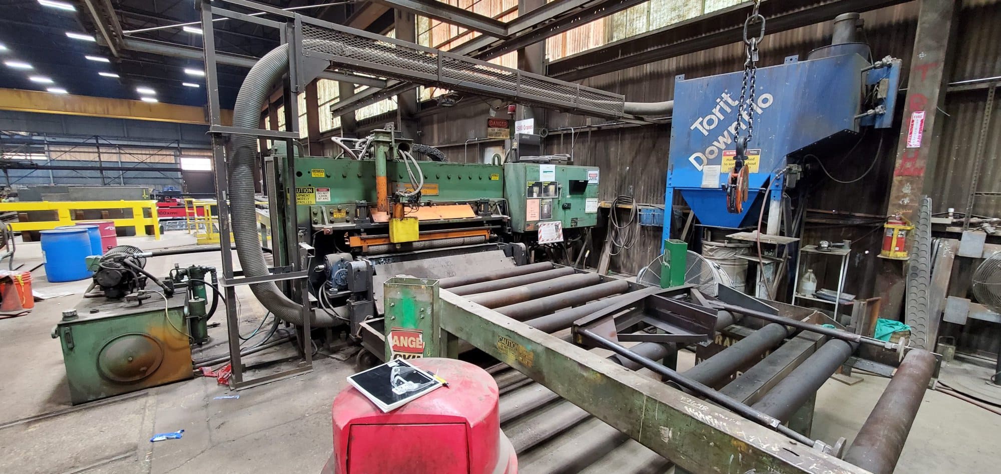 Peddinghaus FPB 1500 CNC Plate Plasma/Punch, 1994 w/ 200 amp plasma