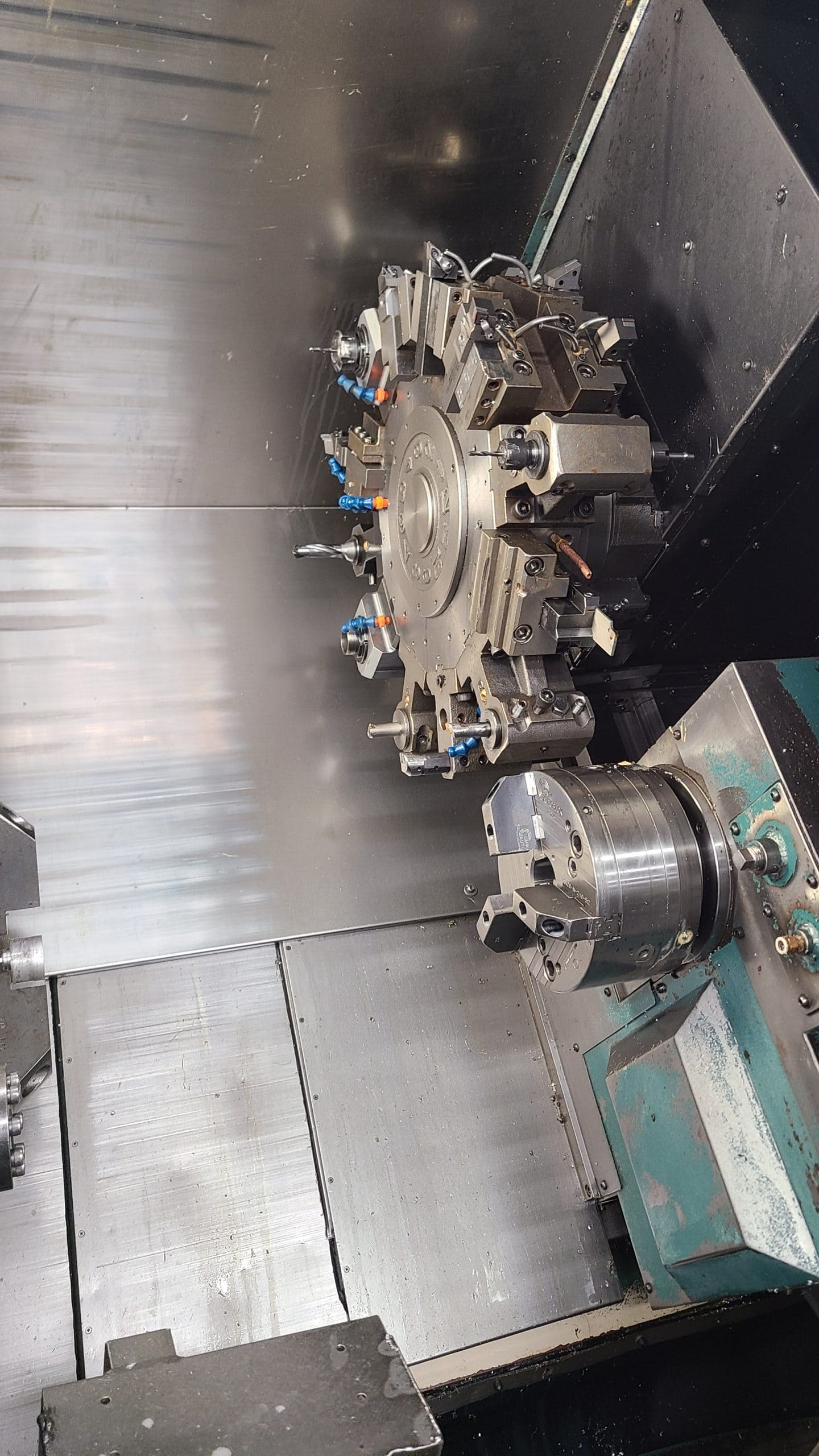 Nakamura SC300 CNC Lathe, 2002 - Known Issues, Live Tooling, Sub-Spindle, Tailstock - Image 5